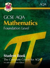 Grade 9-1 GCSE Maths AQA Student Book - Foundation (with Online Edition) hind ja info | Noortekirjandus | kaup24.ee