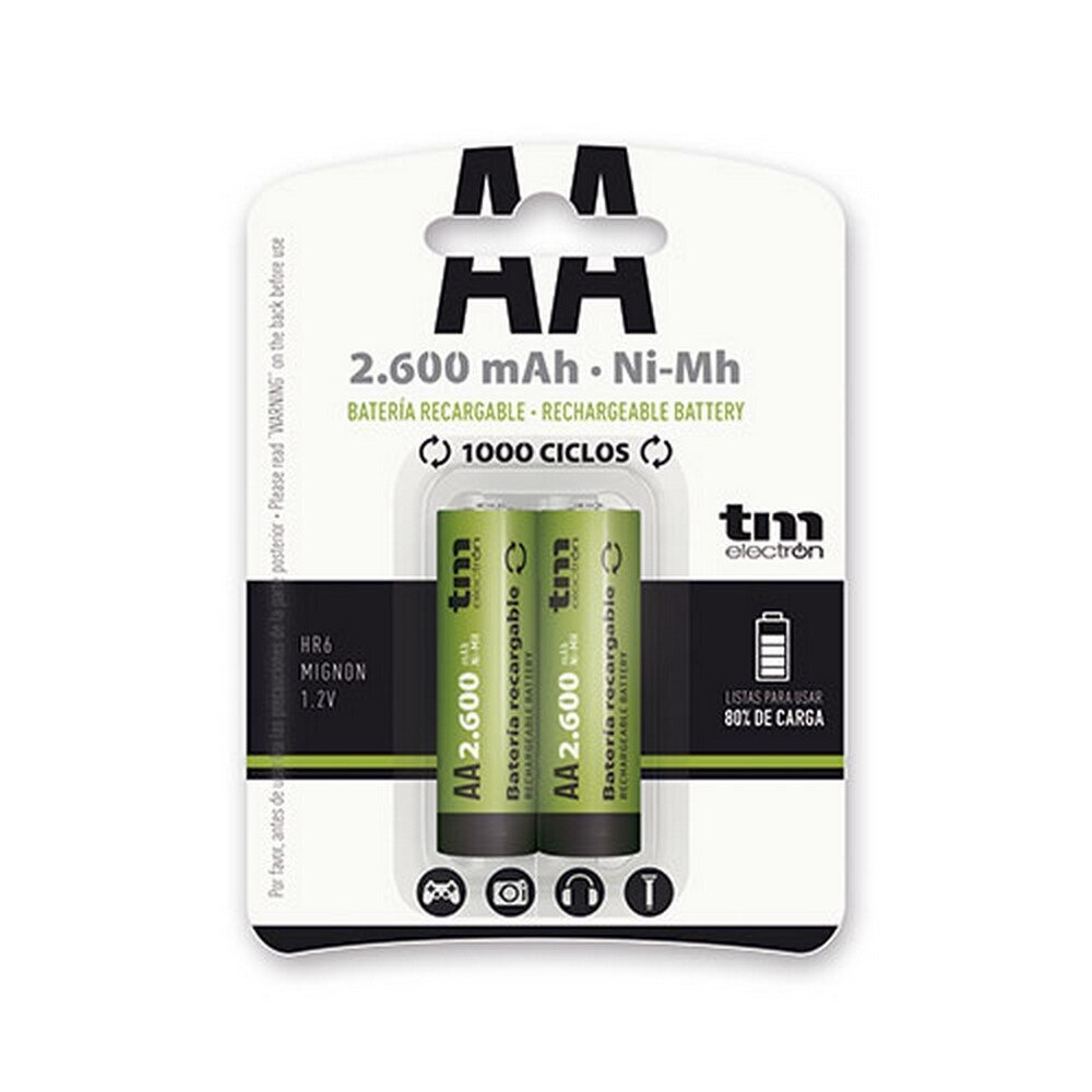 TM Electron Ni-Mh R6 2600 mAh цена и информация | Patareid | kaup24.ee