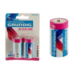 Grundig LR14 3000 mAh hind ja info | Patareid | kaup24.ee