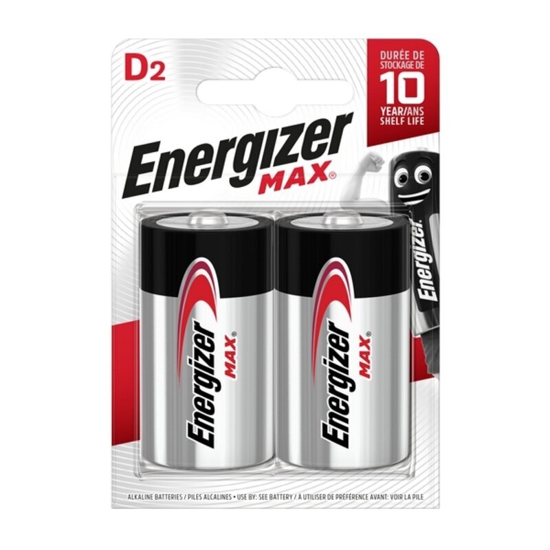 Energizer Max LR20 цена и информация | Patareid | kaup24.ee