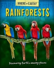 Where on Earth? Book of: Rainforests цена и информация | Книги для подростков и молодежи | kaup24.ee