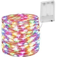 Гирлянда 100 LED, цветная цена и информация | Новогодняя гирлянда Holiday, 10 светодиодов, 30 см | kaup24.ee