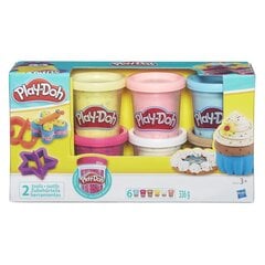 PLAY DOH voolimismassi komplekt Confetti Compund, B3423EU4 цена и информация | Принадлежности для рисования, лепки | kaup24.ee