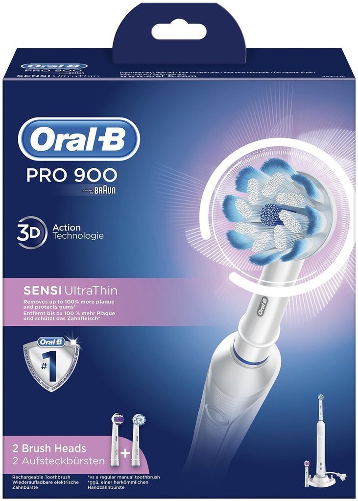 Braun Oral-B PRO 900 Sensi Ultrathin цена и информация | Elektrilised hambaharjad | kaup24.ee