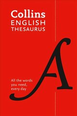 Paperback English Thesaurus Essential: All the Words You Need, Every Day 8th Revised edition цена и информация | Пособия по изучению иностранных языков | kaup24.ee