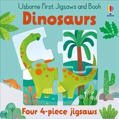 Usborne First Jigsaws And Book: Dinosaurs hind ja info | Noortekirjandus | kaup24.ee