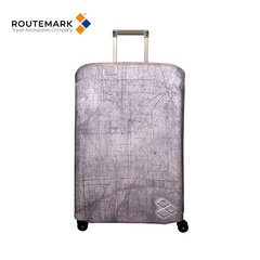 Защитный чехол для чемодана Routemark SP240 L/XL, с индивидуальным дизайном Silverstone, серый цена и информация | Чемоданы, дорожные сумки | kaup24.ee