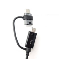 Адаптер Samsung EP-DG950 USB 2in1 Combo Type-C & Micro USB Data & Charging Cable 1.2м, черный цена и информация | Samsung Aксессуары для компьютеров | kaup24.ee