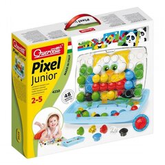 Развивающая игра - Мозаика Pixel Junior, Quercetti цена и информация | Drewniana Wieża Piramida Kura Nakładanie Kolorowych Kwadratów LD-15 15276 | kaup24.ee