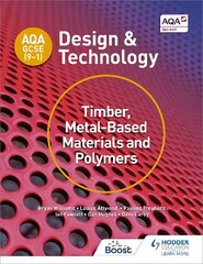 AQA GCSE (9-1) Design and Technology: Timber, Metal-Based Materials and Polymers hind ja info | Noortekirjandus | kaup24.ee