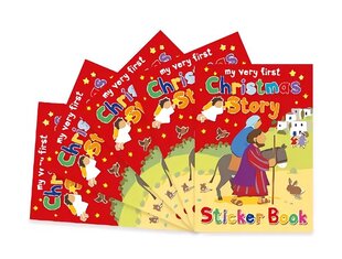 Christmas Story Sticker Book: Pack of 5 New edition hind ja info | Noortekirjandus | kaup24.ee
