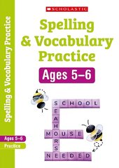 Spelling and Vocabulary Workbook (Ages 5-6), Year 1 hind ja info | Noortekirjandus | kaup24.ee