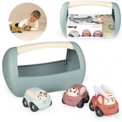 Karp kolme autoga Smoby Little hind ja info | Poiste mänguasjad | kaup24.ee