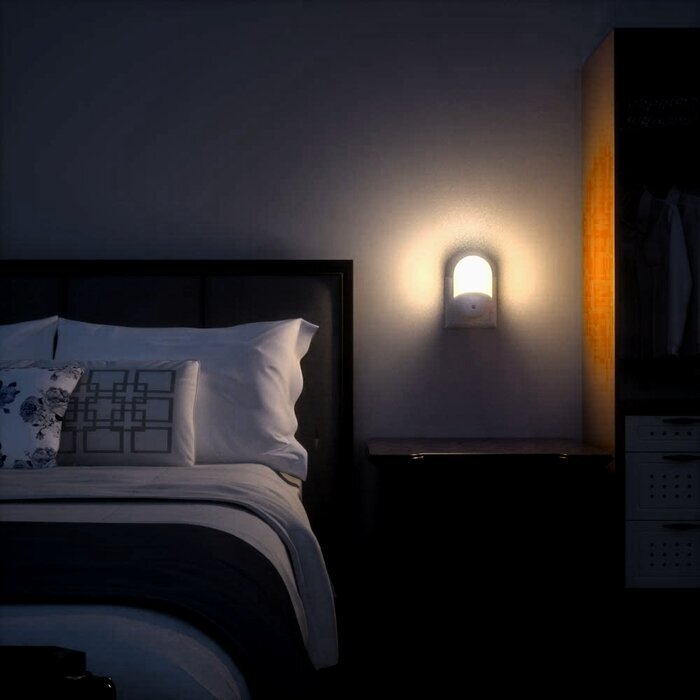 LED öövalgusti Entac 0,7W 220V sensoriga hind ja info | Seinavalgustid | kaup24.ee