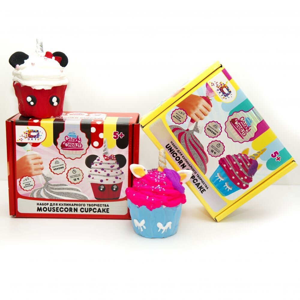 Loominguline komplekt Modelling savi - Mousecorn Cupcake hind ja info | Arendavad mänguasjad | kaup24.ee