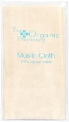 Мягкая муслиновая салфетка для очищения лица The Organic Pharmacy Organic Muslin Cloth Small, 1 шт. цена и информация | Кисти для макияжа, спонжи | kaup24.ee