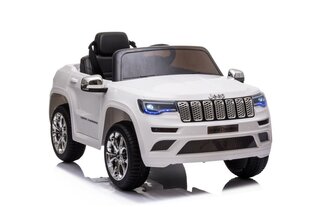 Одноместный электромобиль детский Jeep Grand Cherokee JJ2055, белый цена и информация | Электромобили для детей | kaup24.ee