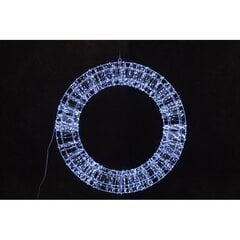 Светящееся кольцо, 50 см, 1500 светодиодов цена и информация | Праздничные декорации | kaup24.ee