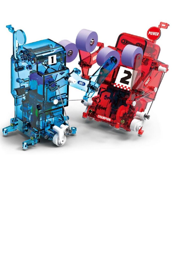 Sparringi robotikomplekt DIY elektriline mänguasi, punane цена и информация | Poiste mänguasjad | kaup24.ee
