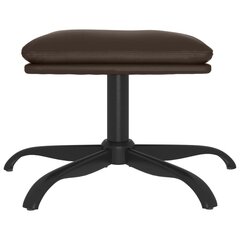 vidaXL jalapink, pruun, 60 x 60 x 39 cm, kunstnahk hind ja info | Kott-toolid, tumbad, järid | kaup24.ee