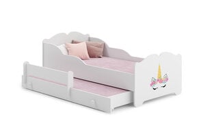 Lastevoodi Ximena II Unicorn 160x80cm + Madrats цена и информация | Детские кровати | kaup24.ee