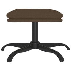 vidaXL jalapink, pruun, 60 x 60 x 39 cm, kangas hind ja info | Kott-toolid, tumbad, järid | kaup24.ee