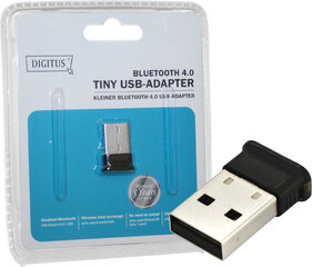 Bluetooth adapter DIGITUS V4.0 USB, EDR hind ja info | USB jagajad, adapterid | kaup24.ee