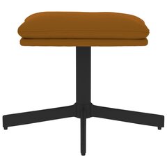 vidaXL jalapink, pruun, 60 x 60 x 39 cm, samet hind ja info | Kott-toolid, tumbad, järid | kaup24.ee