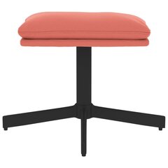 vidaXL jalapink, roosa, 60 x 60 x 39 cm, samet hind ja info | Kott-toolid, tumbad, järid | kaup24.ee