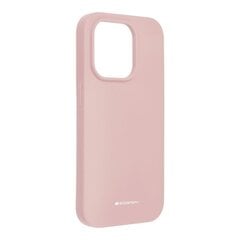 Telefoniümbris Mercury - iPhone 14 Pro, silikoon, roosa hind ja info | Telefoni kaaned, ümbrised | kaup24.ee