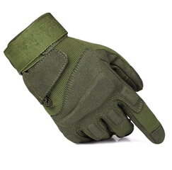 Мужские тактические перчатки КР71, зеленые цена и информация | Мужские шарфы, шапки, перчатки | kaup24.ee