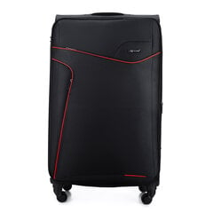 Solier suur kerge kohver L STL1651, 70 l, must/punane hind ja info | Kohvrid, reisikotid | kaup24.ee