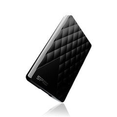 Väline kõvaketas SILICON POWER 1TB, PORTABLE HARD DRIVE DIAMOND D06, must цена и информация | Жёсткие диски (SSD, HDD) | kaup24.ee