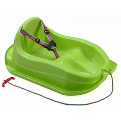 Пластиковые саночки Mini Bobek Marmat, зеленые цена и информация | Санки | kaup24.ee