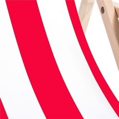 Деревянный шезлонг Oxford Red Ribbons цена и информация | Шезлонги | kaup24.ee