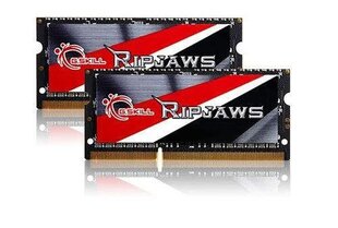 G.SKILL SODIMM Ultrabook DDR3 8GB (2x4GB) rippjaws 1600MHz CL9 – 1,35V madalpinge цена и информация | Оперативная память (RAM) | kaup24.ee