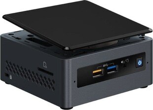 Intel NUC BOXNUC7CJYH PC/workstation barebone UCFF Black BGA 1090 J4005 2 GHz цена и информация | Стационарные компьютеры | kaup24.ee