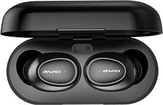 AWEI Bluetooth kõrvaklapid 5.0 T16 TWS + dokk must hind ja info | Kõrvaklapid | kaup24.ee