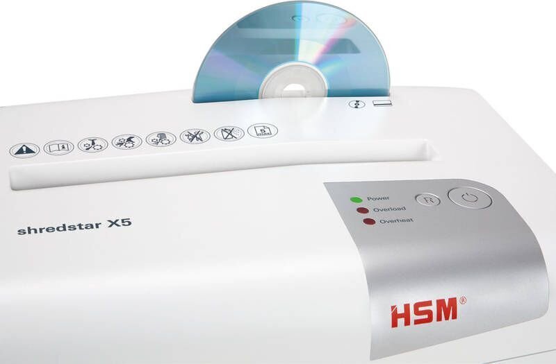 HSM shredstar X5 P4 4, valge hind ja info | Paberipurustajad | kaup24.ee