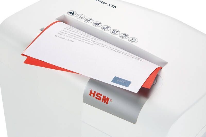 HSM shredstar X15, valge hind ja info | Paberipurustajad | kaup24.ee