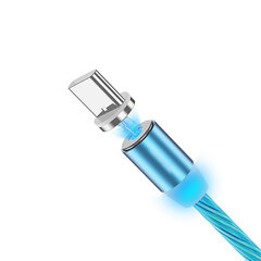 Светящийся кабель для зарядки USB — Lightning (Белый) цена и информация | Borofone 43757-uniw | kaup24.ee