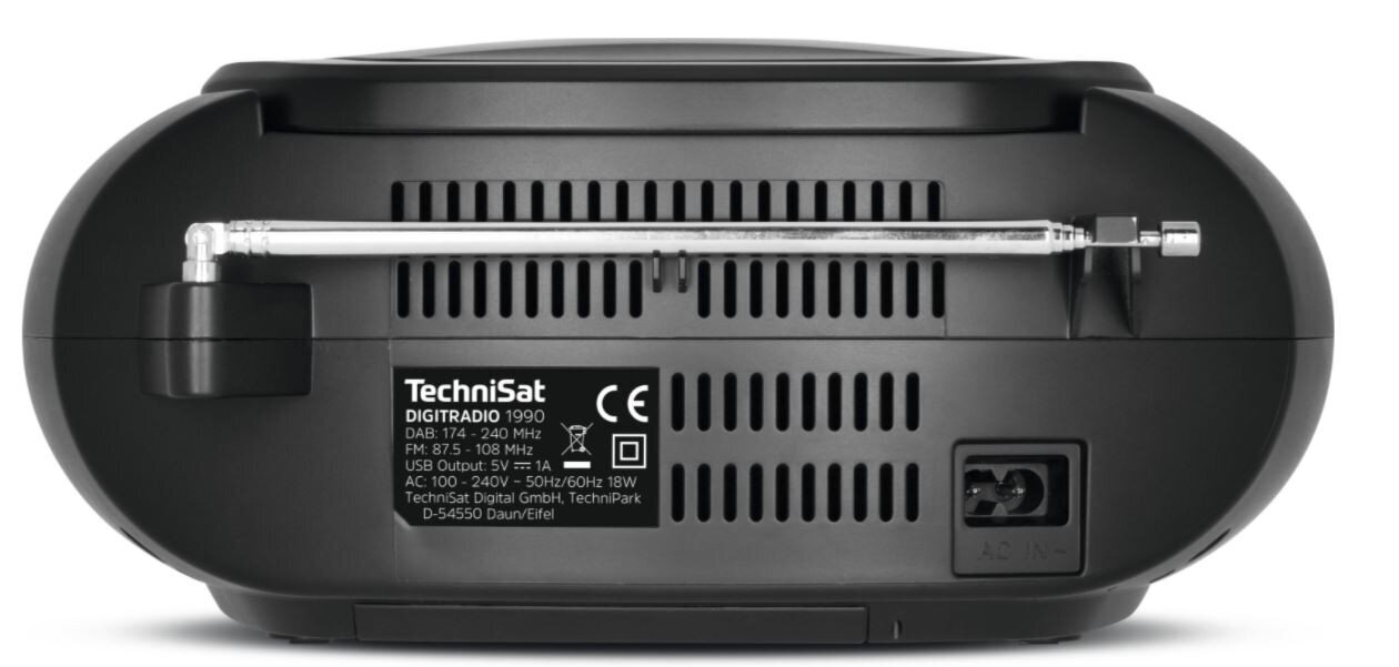 TechniSat DIGITRADIO 1990 DAB + BT USB CD hind ja info | Raadiod, magnetoolad | kaup24.ee