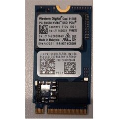 Lenovo ThinkPad 4XB1B85886 512 GB, SSD form factor M.2 2242, SSD interface PCIe NVMe цена и информация | Внутренние жёсткие диски (HDD, SSD, Hybrid) | kaup24.ee