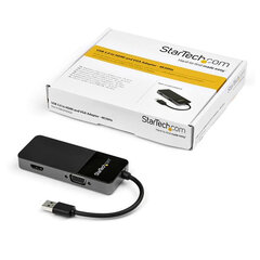 Startech USB32HDVGA 4K Ultra HD цена и информация | Адаптеры и USB-hub | kaup24.ee