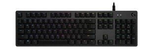 Klaviatūra Logitech G512 Tactile Carbon RGB цена и информация | Клавиатуры | kaup24.ee