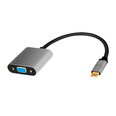 USB-C to VGA adapter, 1080p, alu, 0.15m