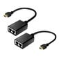HDMI EXtender up to 30m, 1080p/60Hz, 0.3m цена и информация | USB jagajad, adapterid | kaup24.ee