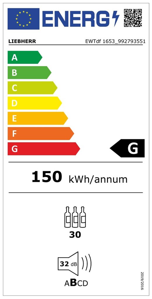 Liebherr EWTDF1653 hind ja info | Veinikülmikud | kaup24.ee