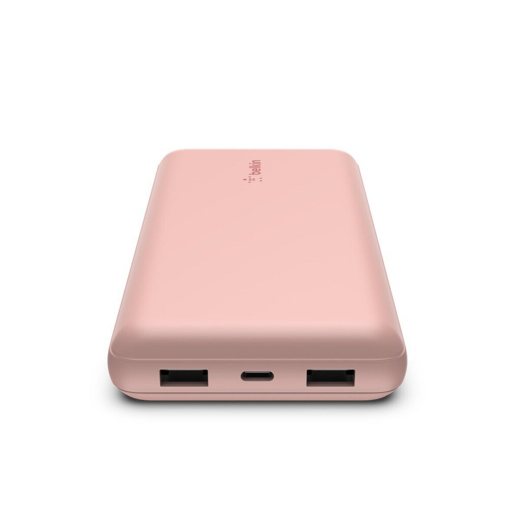 Belkin PowerBank 20 000mAh 15W USB-A / USB-C roosa kuld hind ja info | Akupangad | kaup24.ee