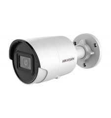 Hikvision IP Camera DS-2CD2086G2-IU F2.8 Bullet, 8 MP, 2.8 mm, Power over Ethernet (PoE), IP67, H.265+, Micro SD/SDHC/SDXC, Max. 256 GB, White цена и информация | Valvekaamerad | kaup24.ee